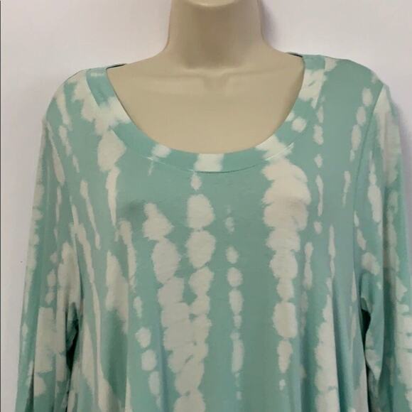 UI TIE DYE‎ FIT & FLARE BLOUSE Size L - Picture 2 of 7